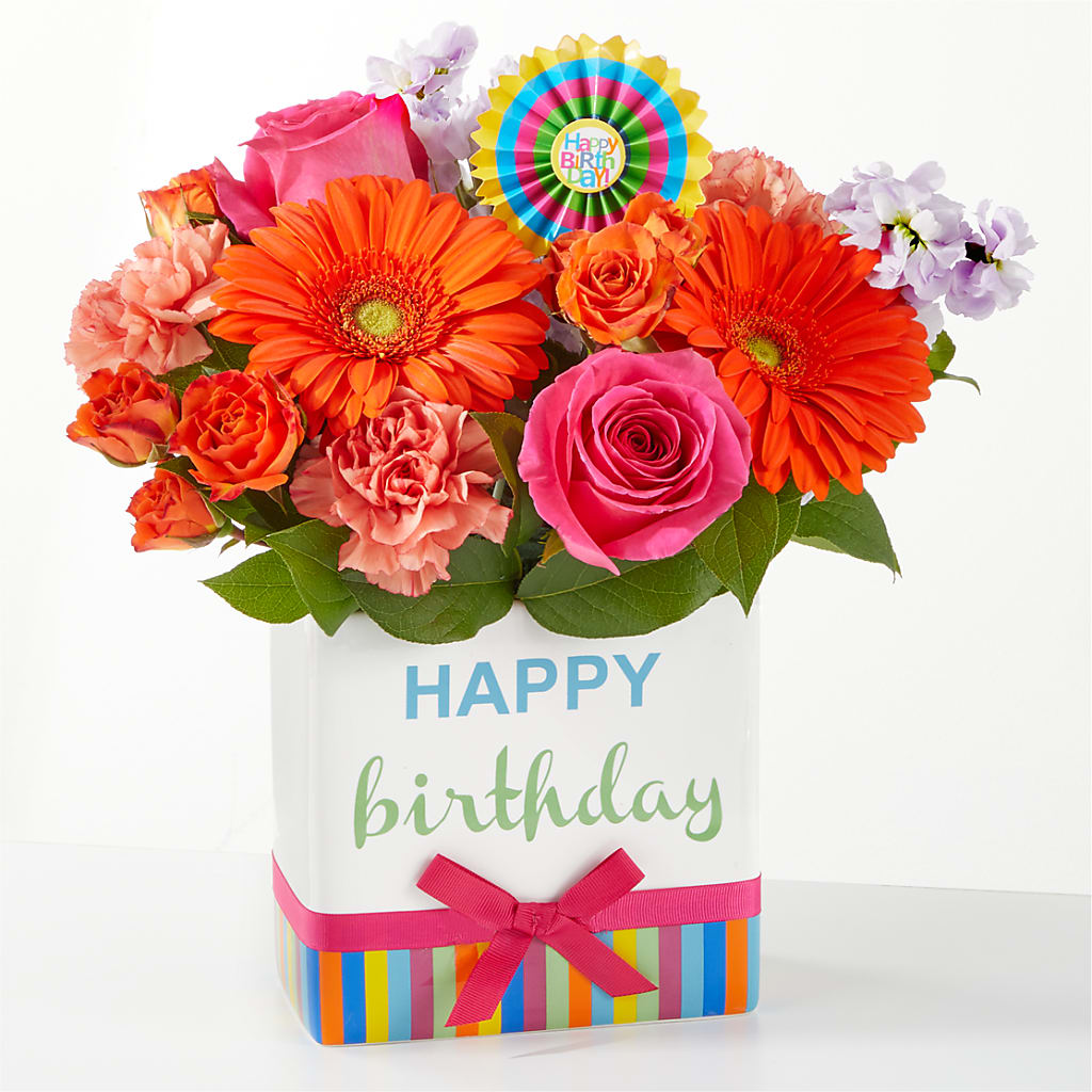 Birthday Surprise Bouquet – Wade Florists Llc, Saint Louis MO