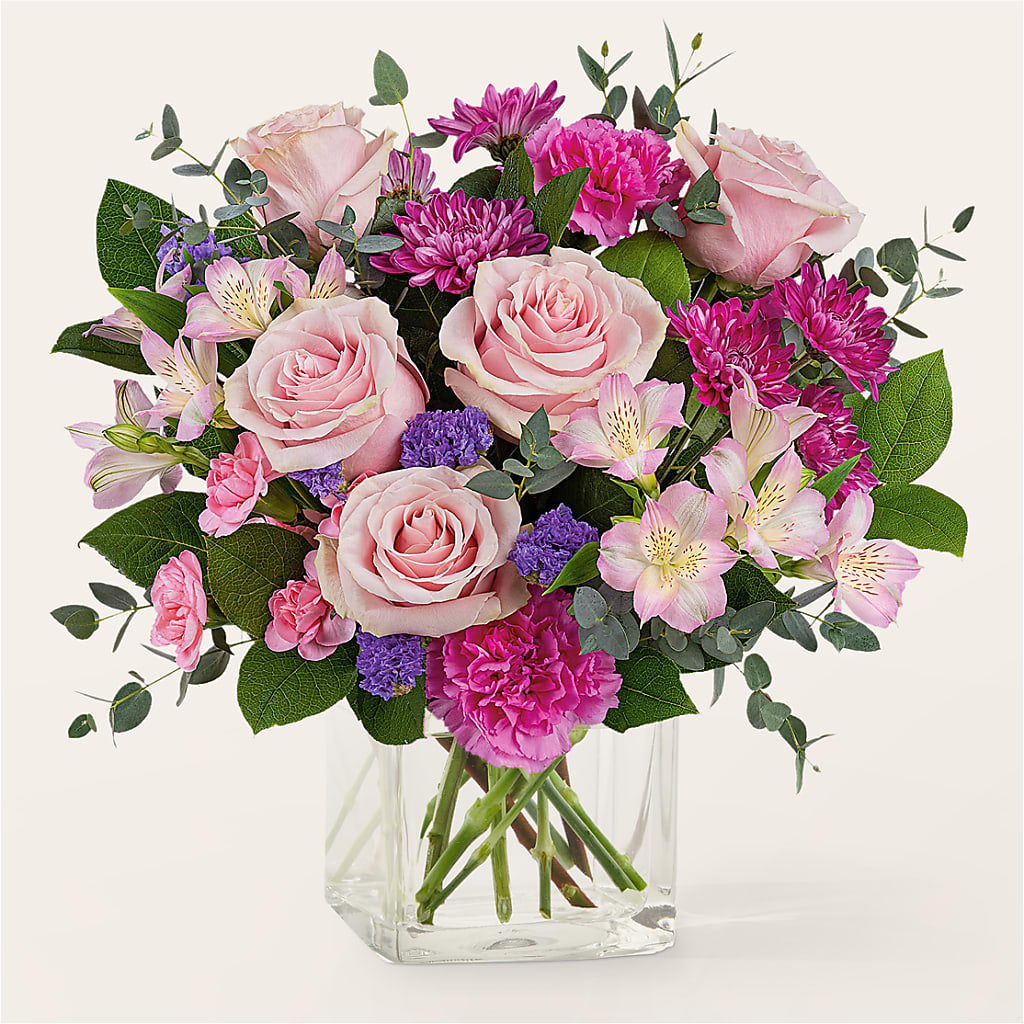 Rosy Radiance Bouquet – Wade Florists Llc, Saint Louis MO
