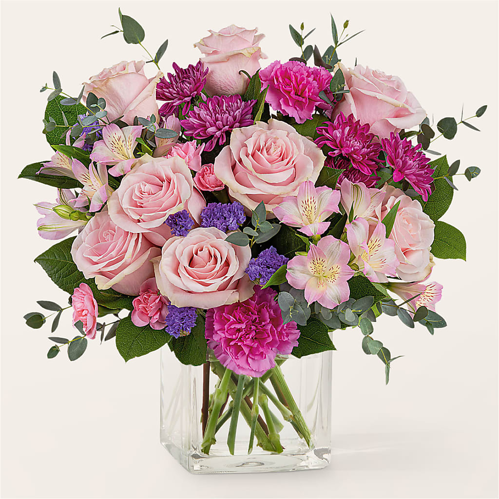 Rosy Radiance Bouquet – Wade Florists Llc, Saint Louis MO