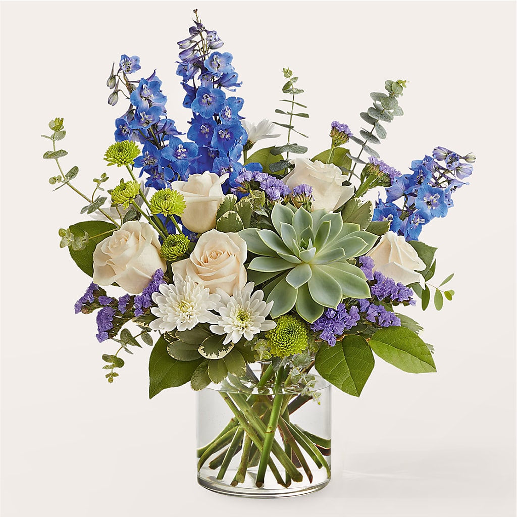 Cerulean Waves Bouquet – Wade Florists Llc, Saint Louis MO