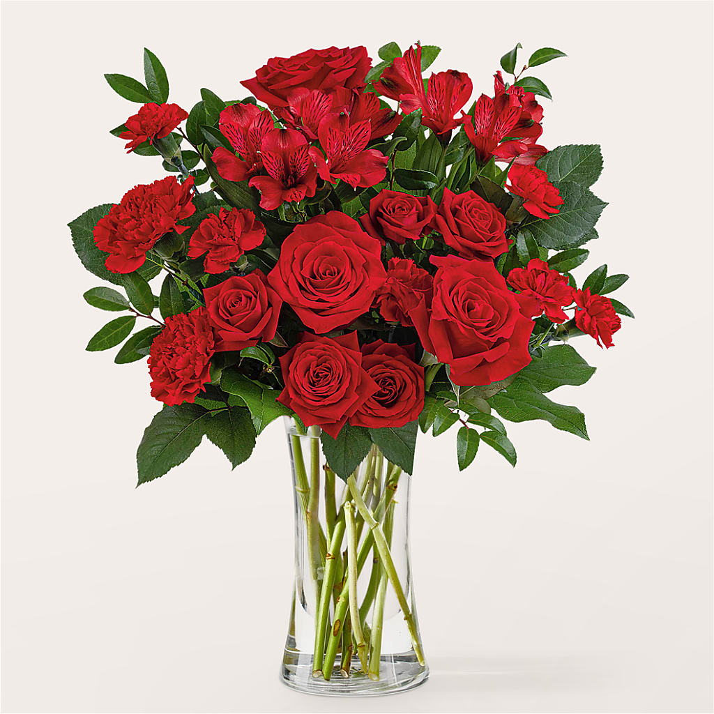 Brilliant Ruby Bouquet – Wade Florists Llc, Saint Louis MO