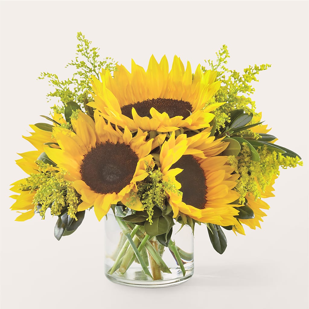 Beaming Sunflower Bouquet – Wade Florists Llc, Saint Louis MO