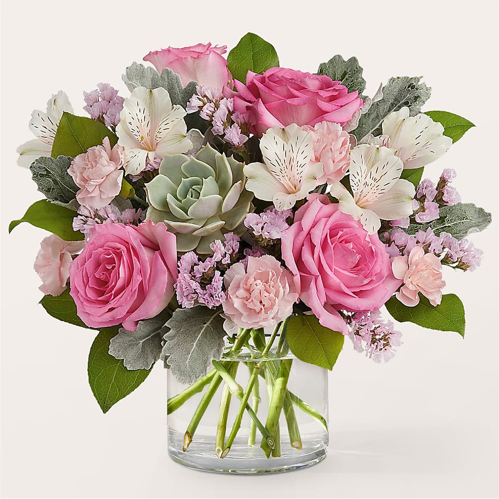 Dusty Rose Bouquet – Wade Florists Llc, Saint Louis MO