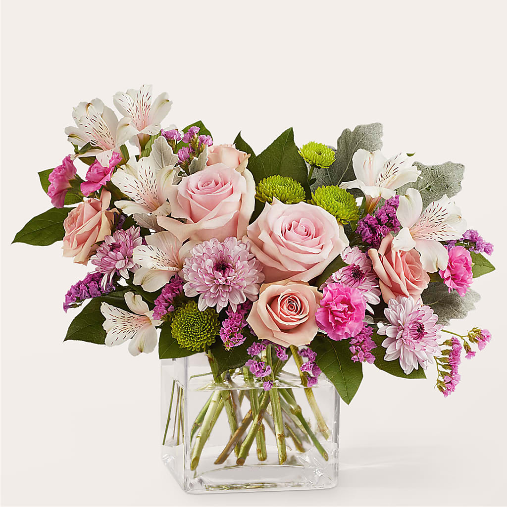Pink Suede Bouquet – Wade Florists Llc, Saint Louis MO