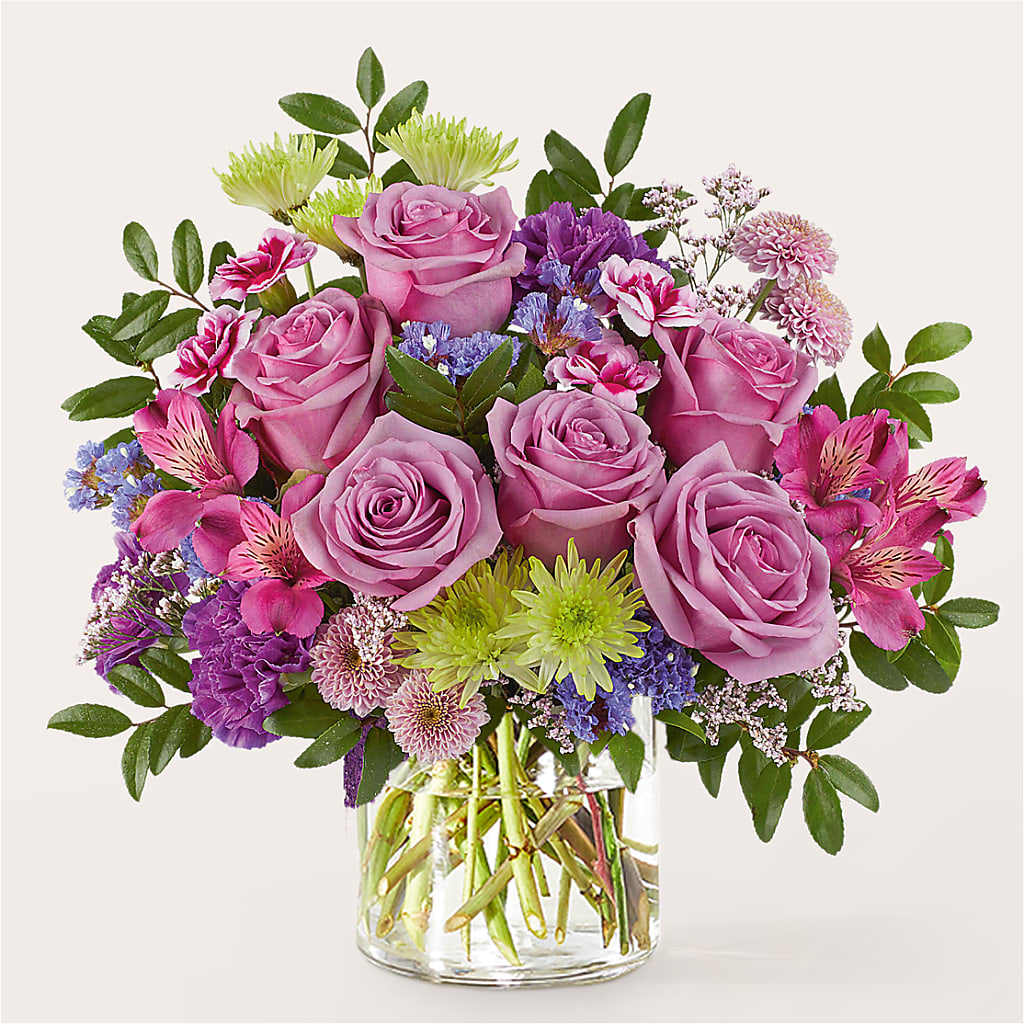 Glass Half Full Bouquet – Wade Florists Llc, Saint Louis MO