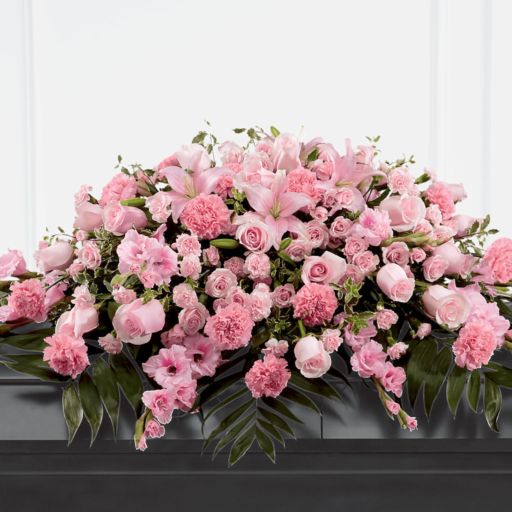 Garden of Comfort Casket Spray (Standard) – Wade Florists Llc, Saint Louis MO
