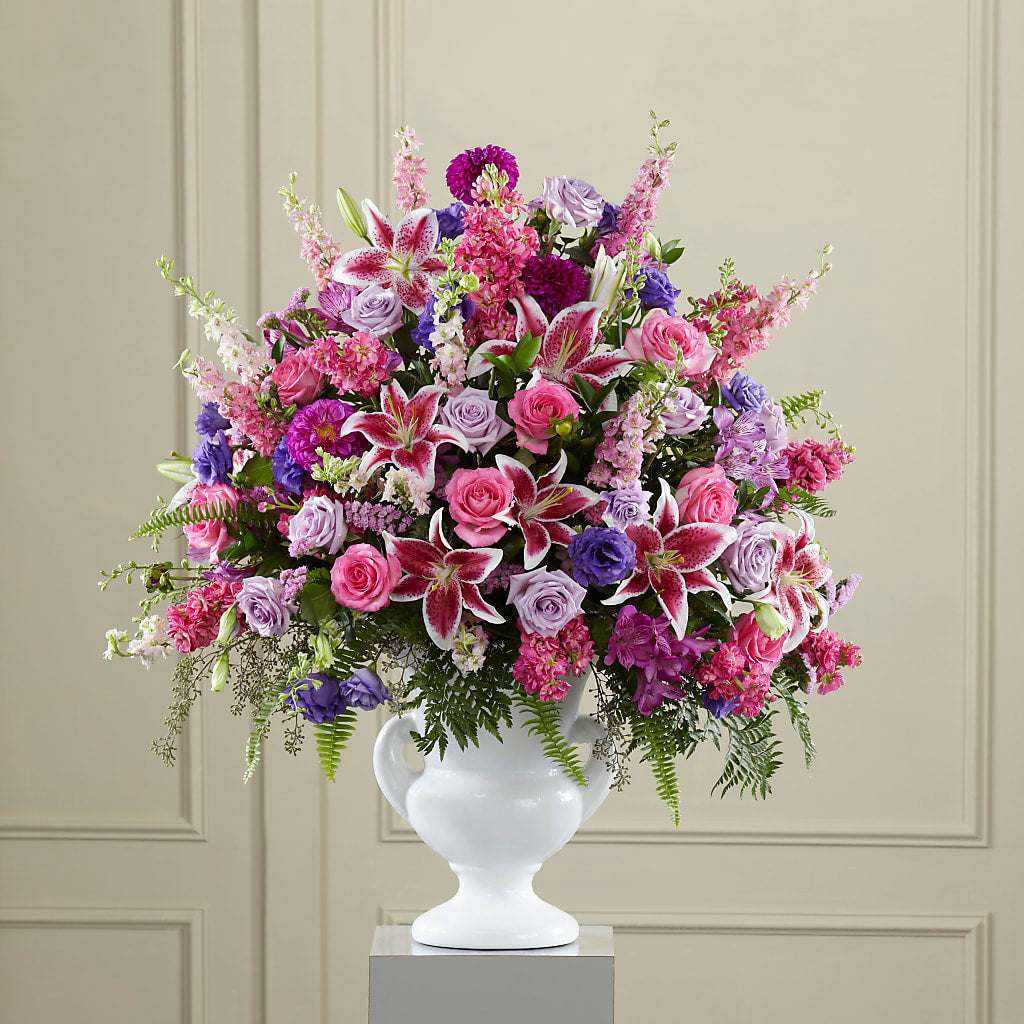 Peaceful Tribute Arrangement – Wade Florists Llc, Saint Louis MO