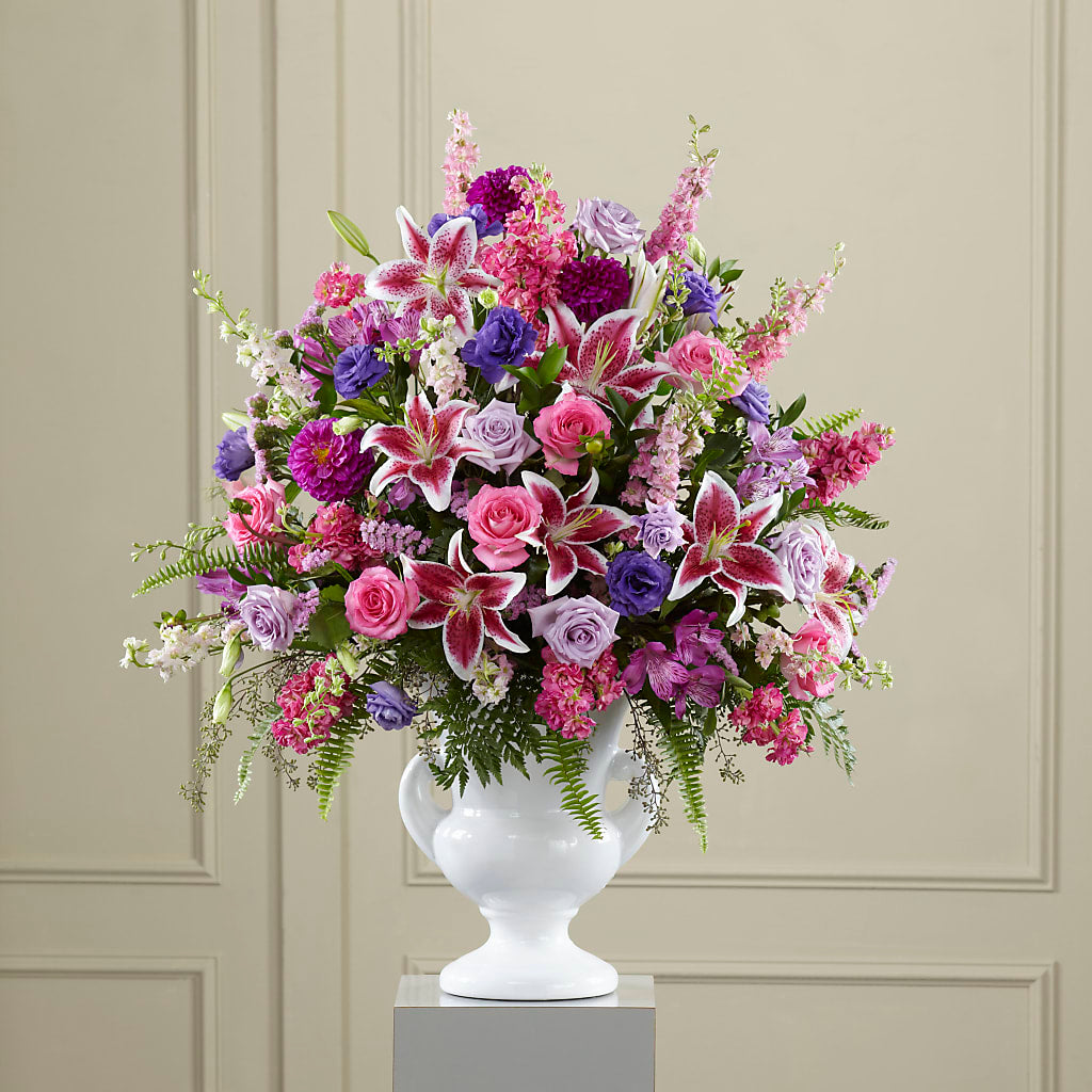 Peaceful Tribute Arrangement – Wade Florists Llc, Saint Louis MO