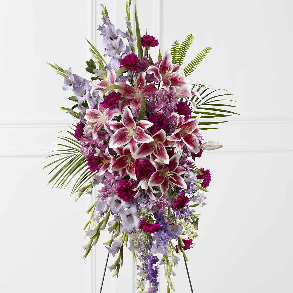 Tender Touch Standing Spray – Wade Florists Llc, Saint Louis MO