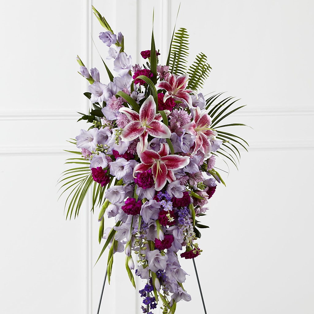 Tender Touch Standing Spray – Wade Florists Llc, Saint Louis MO