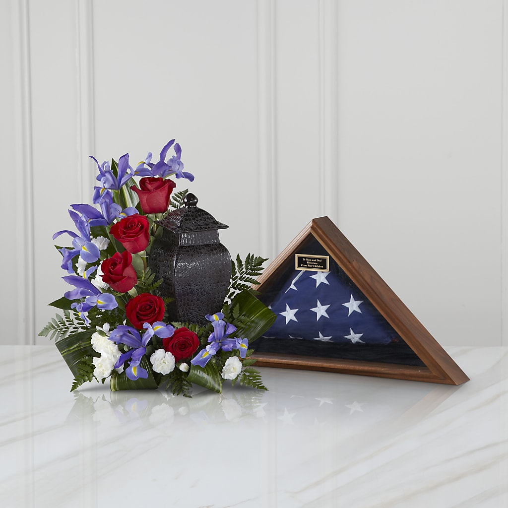Patriotic Tribute Arrangement – Wade Florists Llc, Saint Louis MO