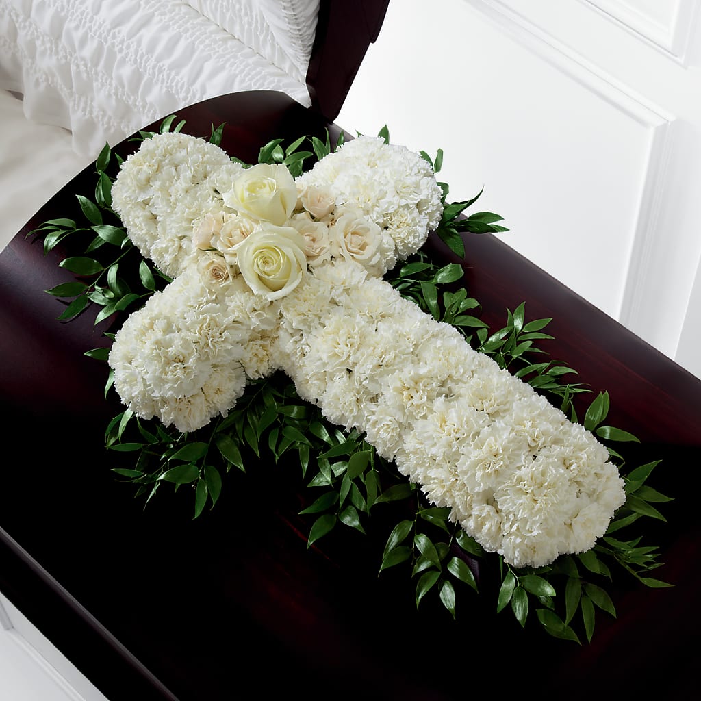 Peaceful Memories Casket Spray (Standard) – Wade Florists Llc, Saint Louis MO