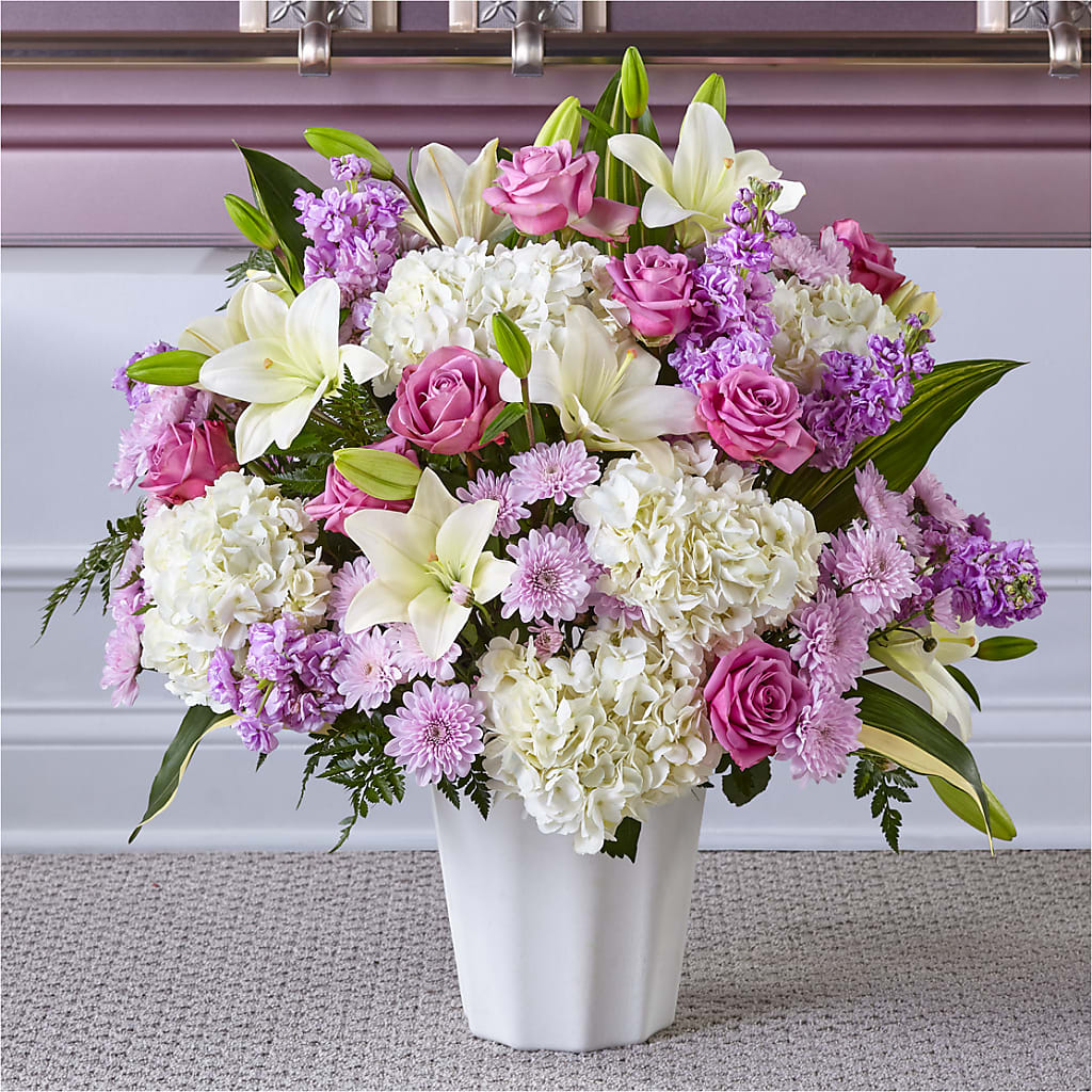 Heaven Sent Floor Basket – Wade Florists Llc, Saint Louis MO