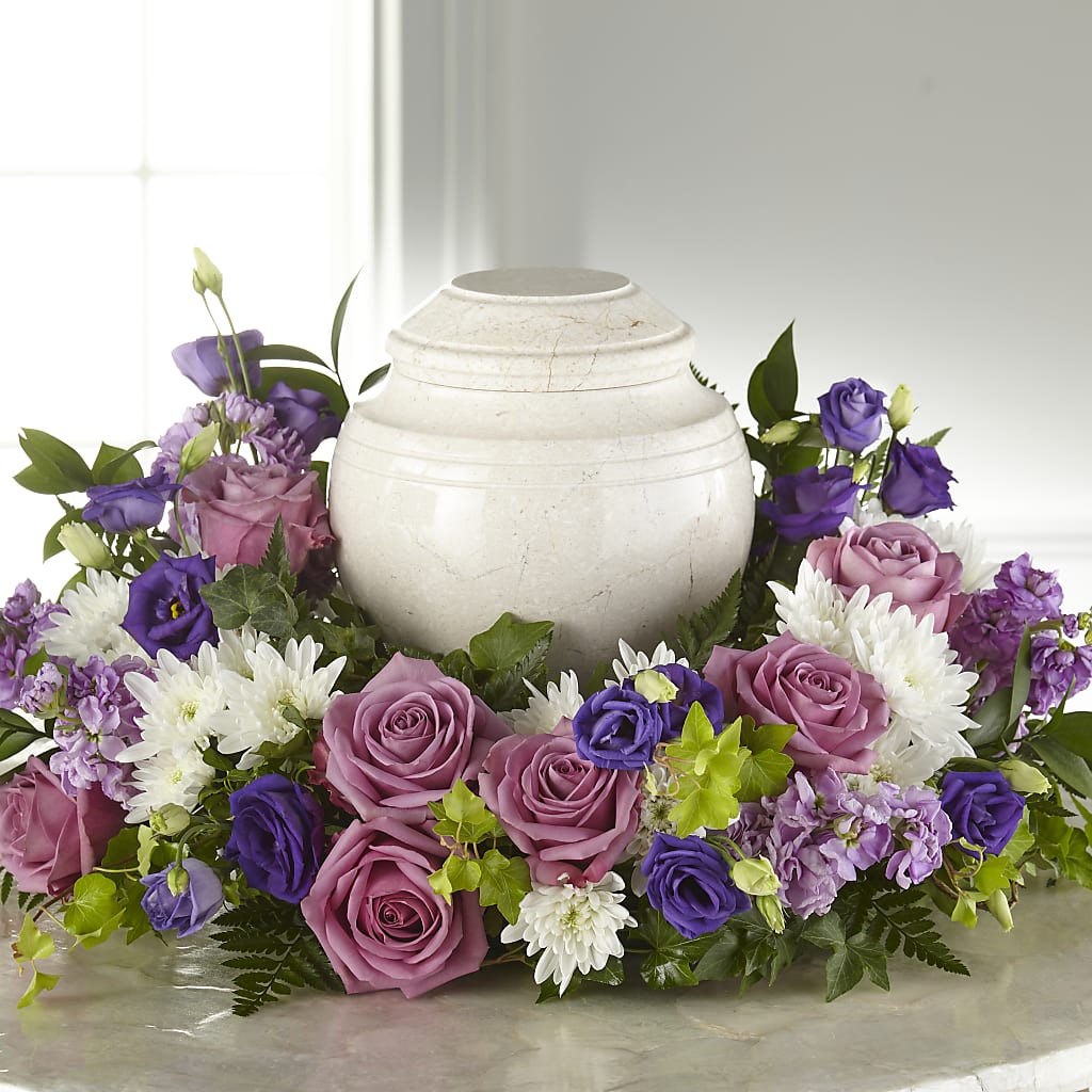 Blooming Sympathy Cremation Adornment – Wade Florists Llc, Saint Louis MO