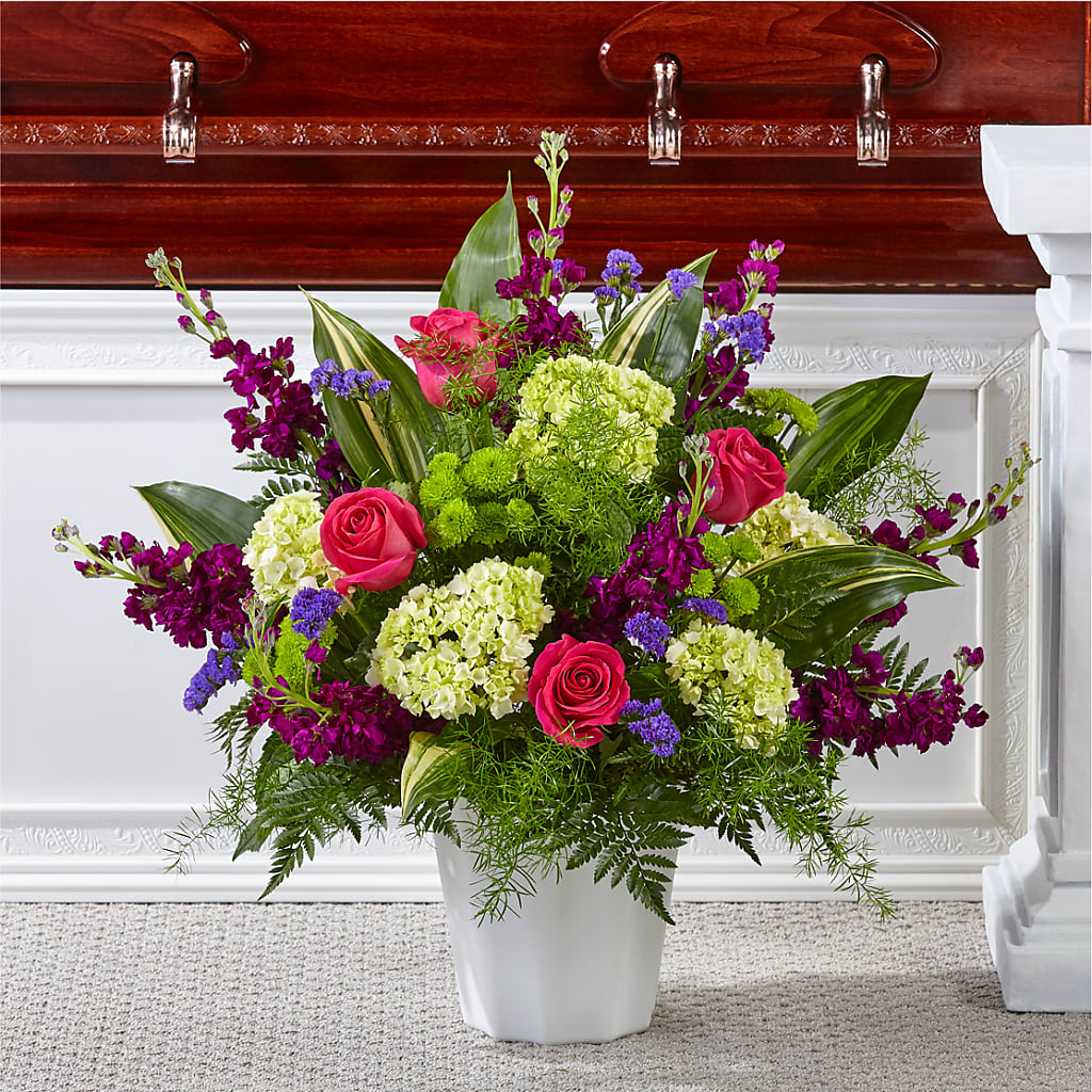 Beautiful Horizons Floor Basket – Wade Florists Llc, Saint Louis MO