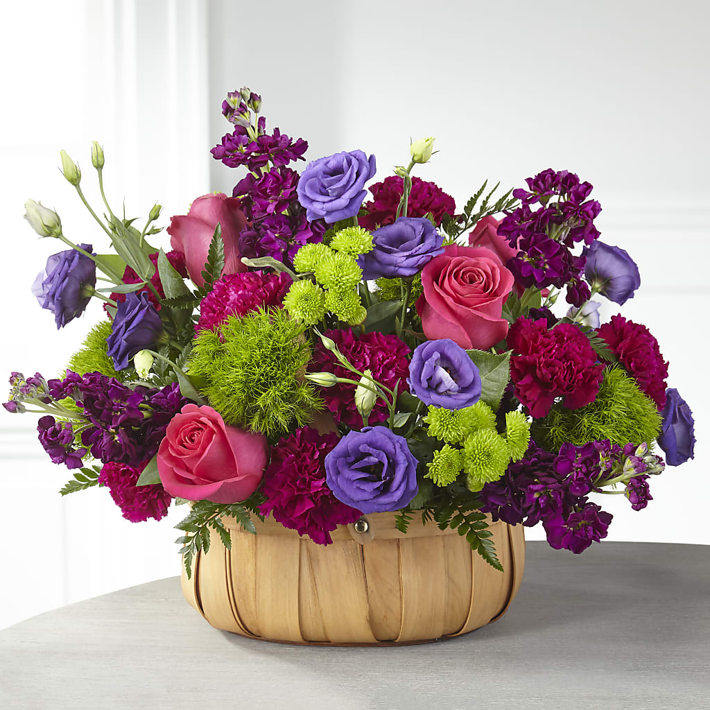 Serene Sanctuary Basket – Wade Florists Llc, Saint Louis MO