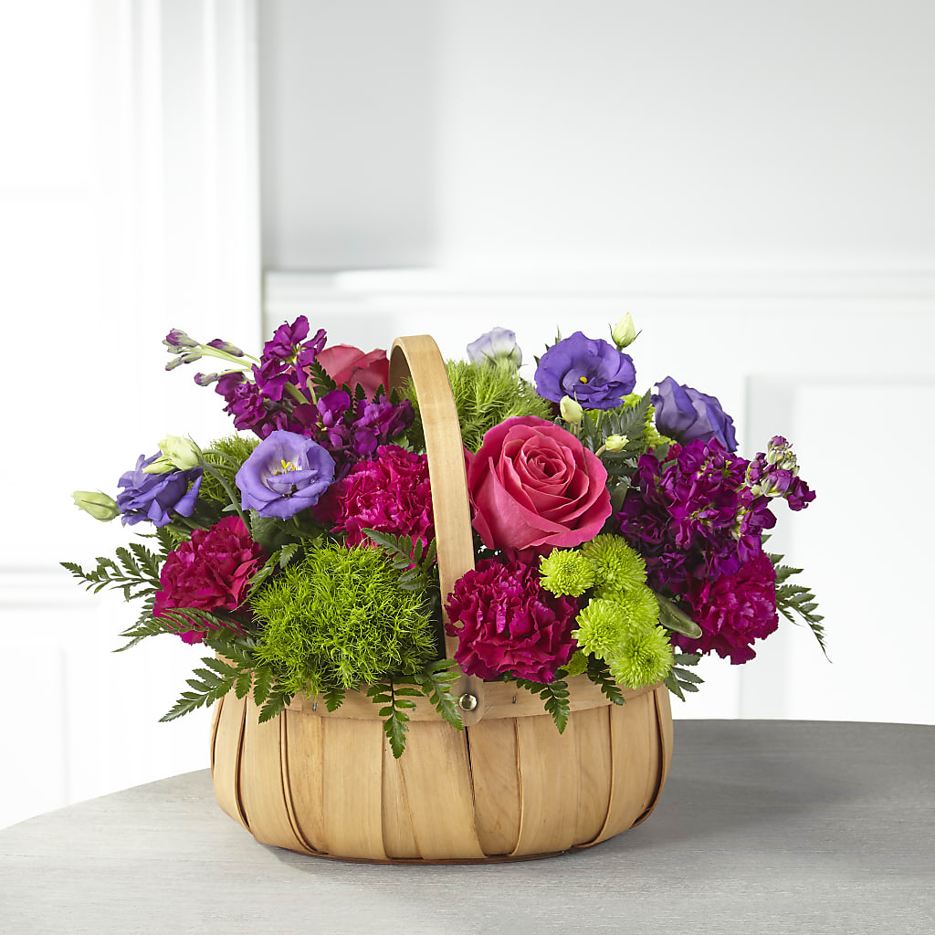 Serene Sanctuary Basket – Wade Florists Llc, Saint Louis MO