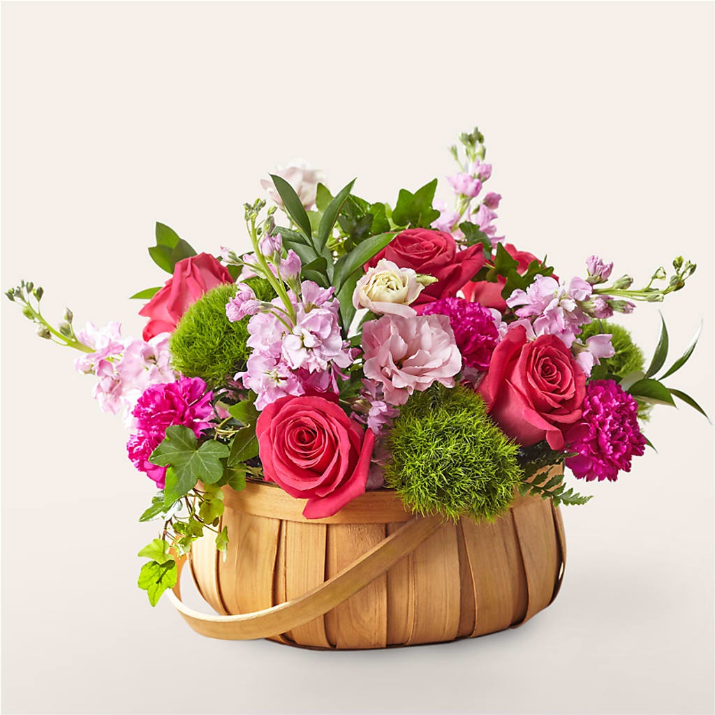 Radiance in Bloom Basket – Wade Florists Llc, Saint Louis MO