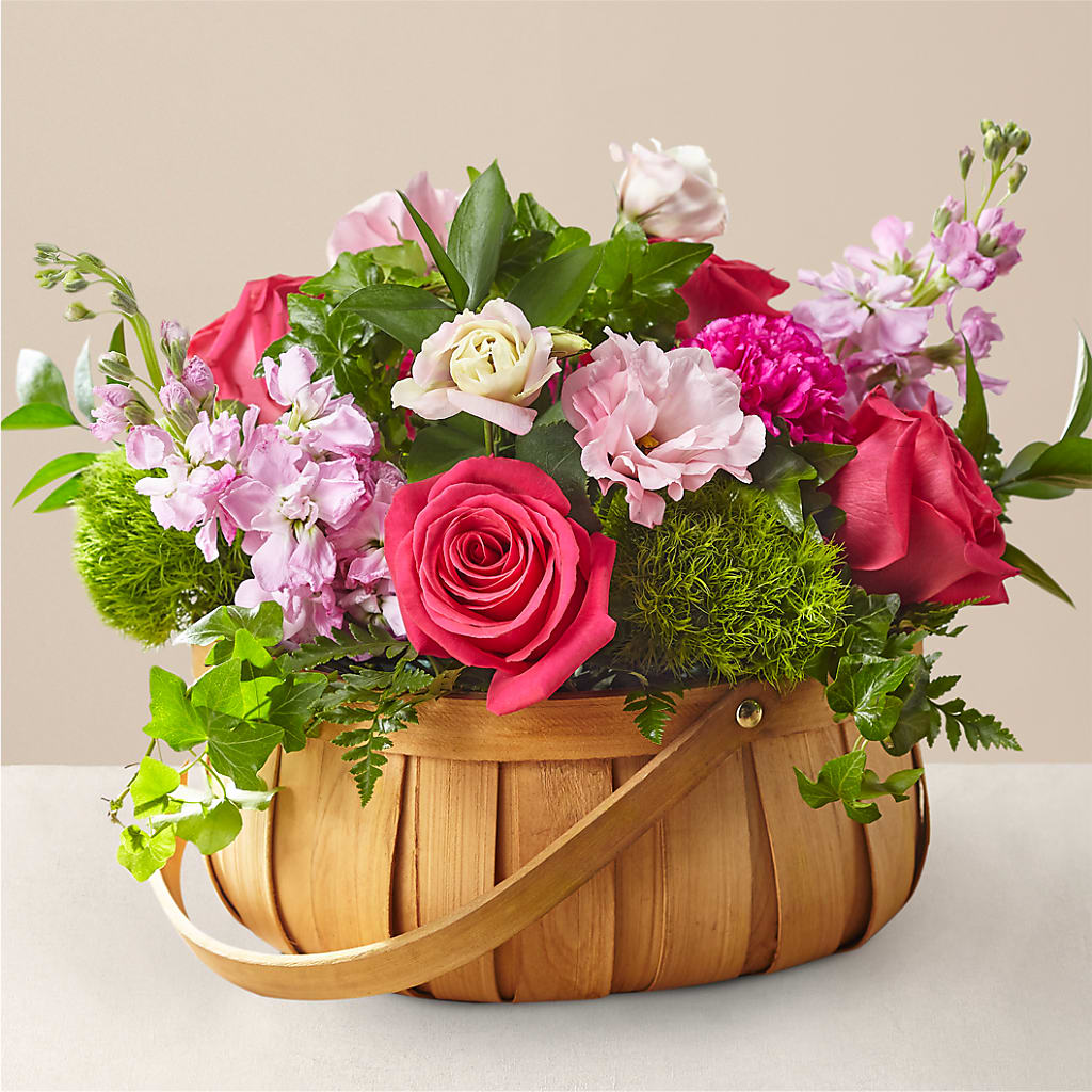Radiance in Bloom Basket – Wade Florists Llc, Saint Louis MO