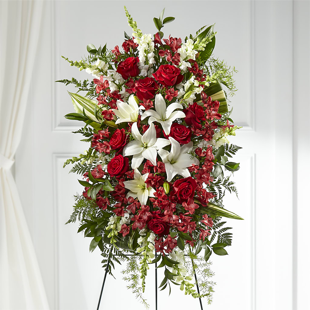 Everlasting Memory Standing Spray – Wade Florists Llc, Saint Louis MO