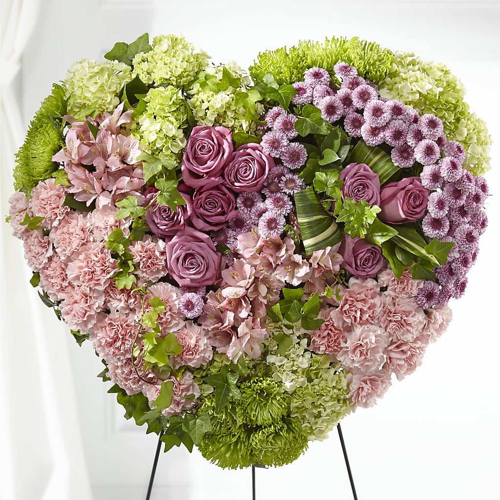 Heartwarming Standing Heart – Wade Florists Llc, Saint Louis MO