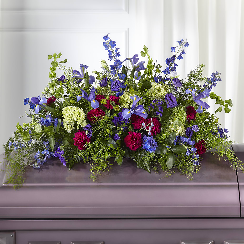 Always Treasured Casket Spray – Wade Florists Llc, Saint Louis MO