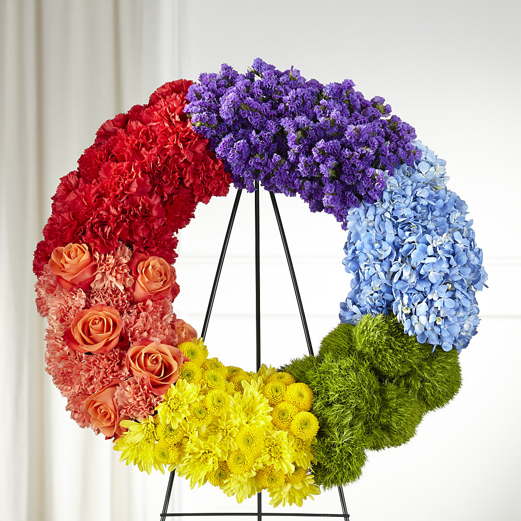 Circle of Love Wreath – Wade Florists Llc, Saint Louis MO
