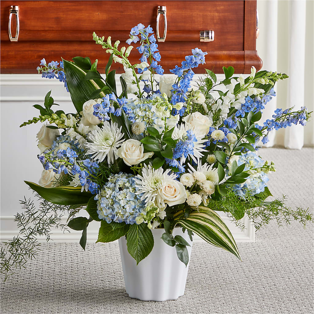 Everlasting Memories Floor Basket – Wade Florists Llc, Saint Louis MO