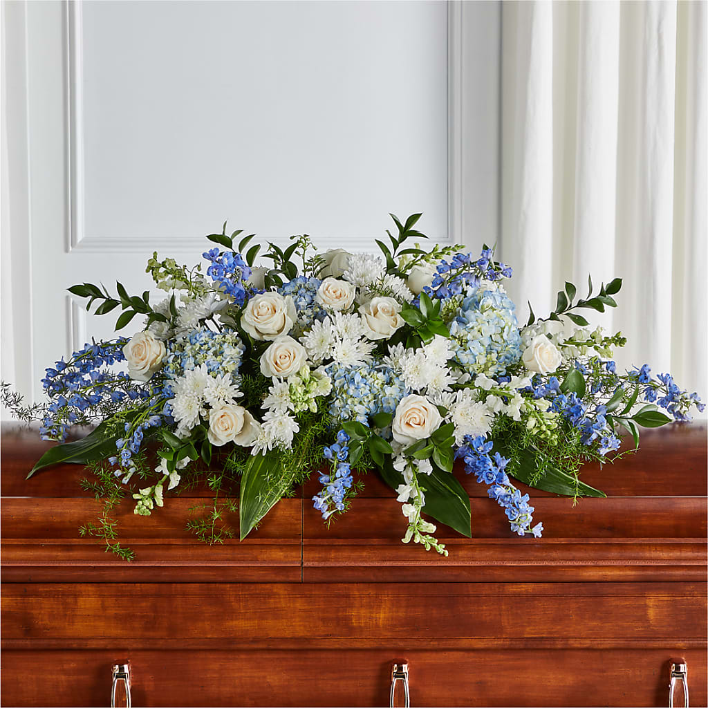Timeless Essence Casket Spray – Wade Florists Llc, Saint Louis MO