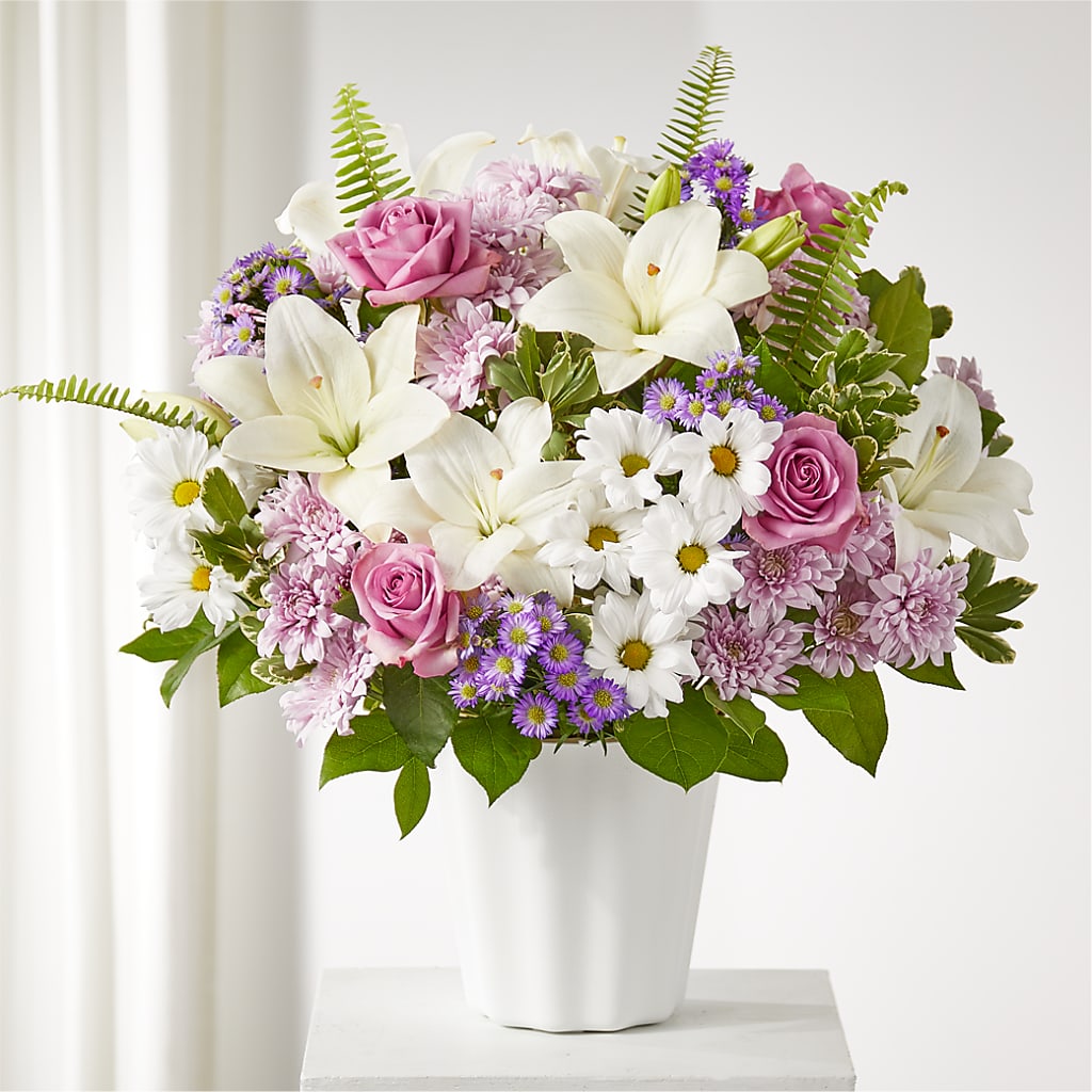 Warmest Thoughts Tabletop Basket – Wade Florists Llc, Saint Louis MO