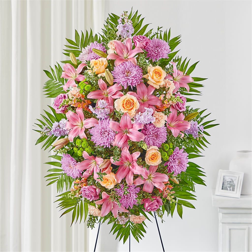 Love & Light Standing Spray – Wade Florists Llc, Saint Louis MO