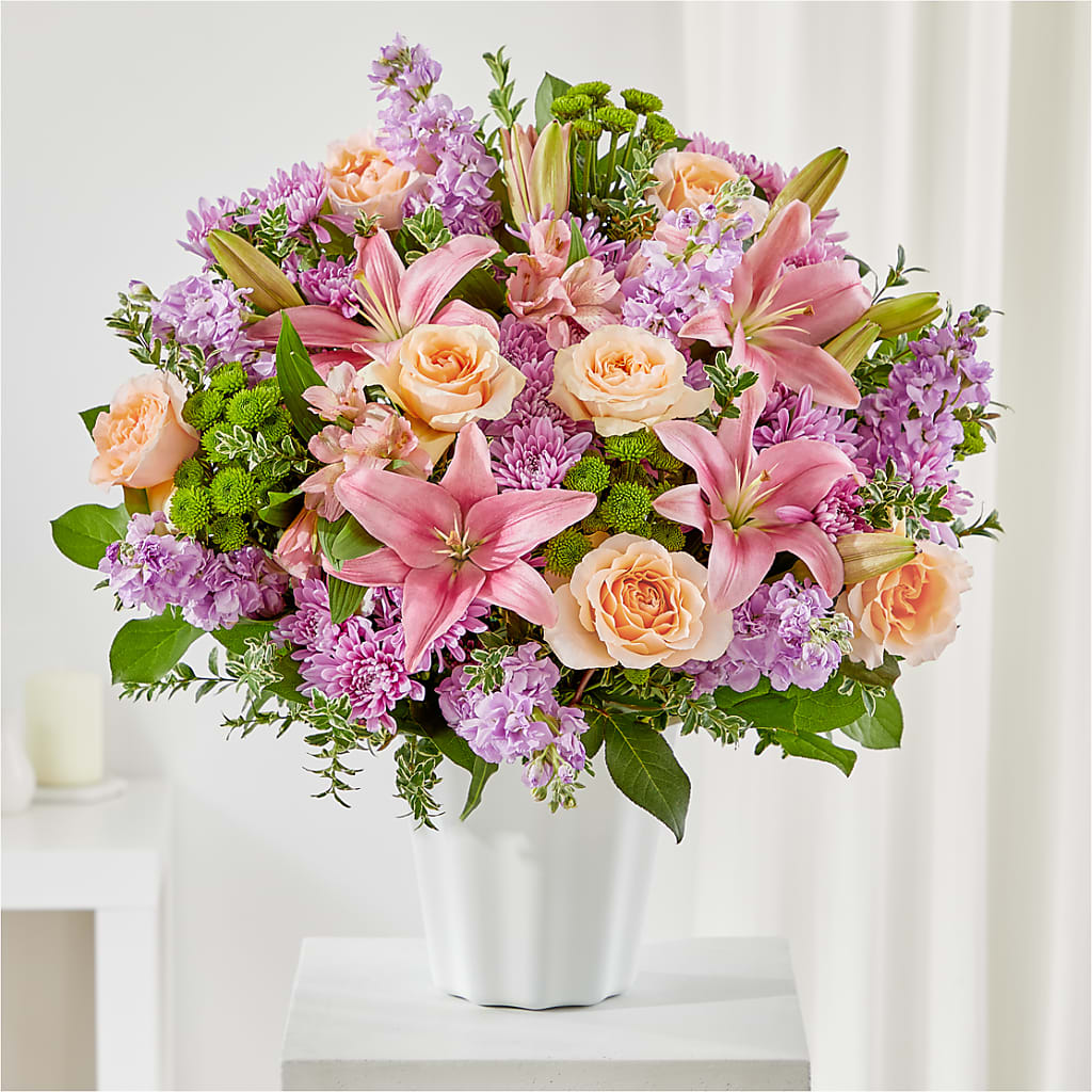 Supportive Embrace Tabletop Basket – Wade Florists Llc, Saint Louis MO