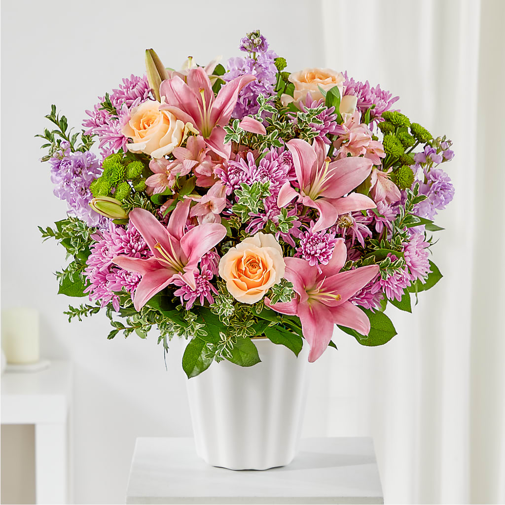 Supportive Embrace Tabletop Basket – Wade Florists Llc, Saint Louis MO