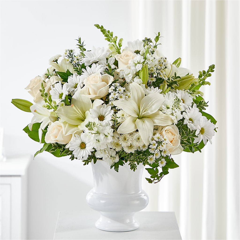 Uplifting Urn Arrangement – Wade Florists Llc, Saint Louis MO