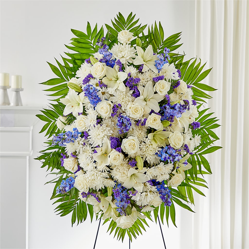 At Rest Standing Spray – Wade Florists Llc, Saint Louis MO