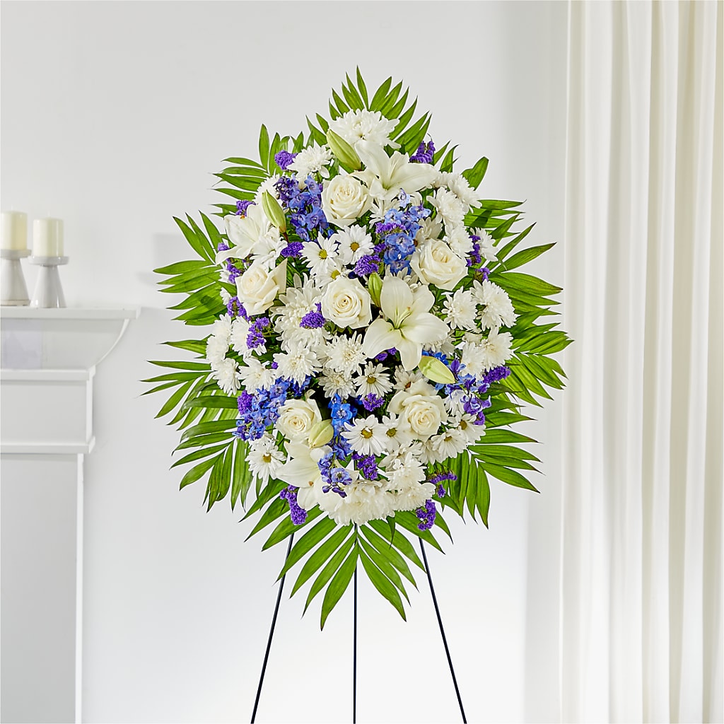 At Rest Standing Spray – Wade Florists Llc, Saint Louis MO