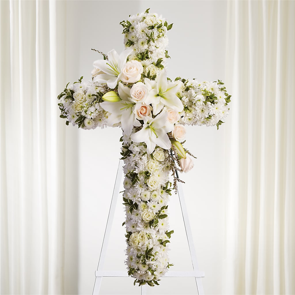 Spiritual Guidance Standing Spray – Wade Florists Llc, Saint Louis MO