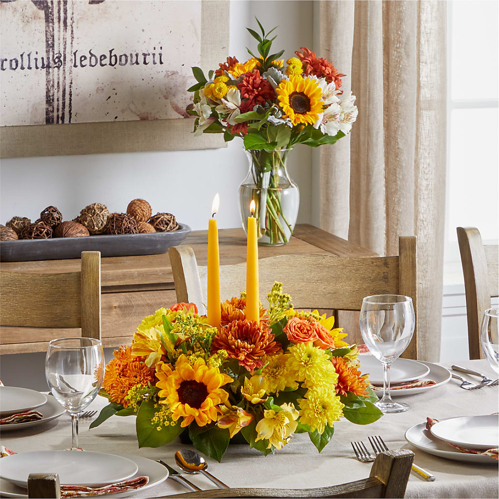 Golden Gathering Bundle – Wade Florists Llc, Saint Louis MO