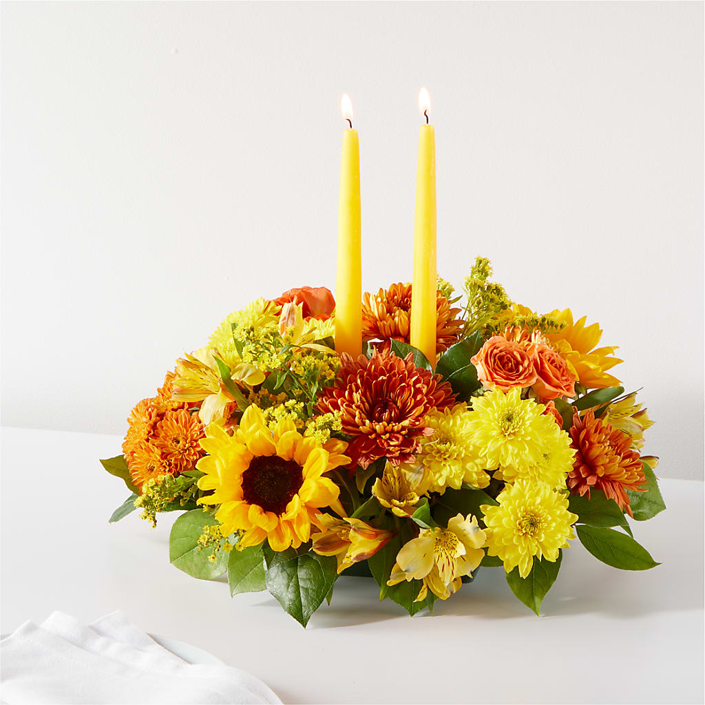 Autumn Harmony Centerpiece – Wade Florists Llc, Saint Louis MO