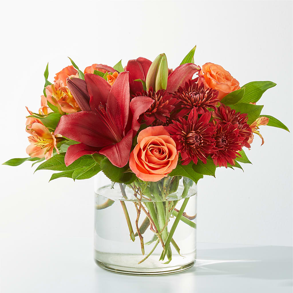 Crimson Leaves Bouquet – Wade Florists Llc, Saint Louis MO