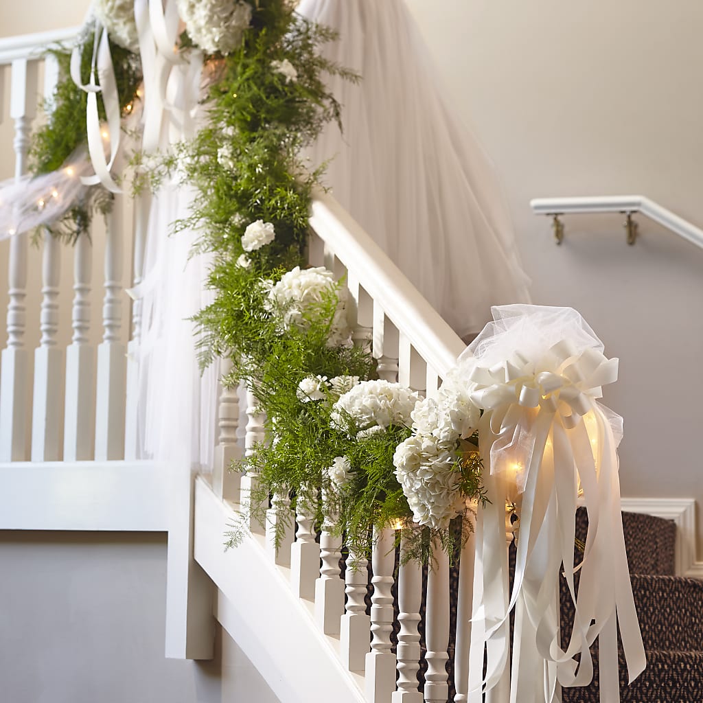 Champagne Dreams Garland – Wade Florists Llc, Saint Louis MO