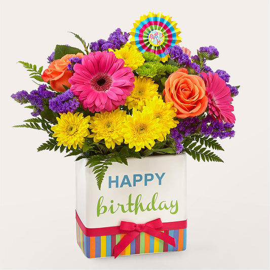 Birthday Brights Bouquet –  Wade Florists Llc, Saint Louis MO