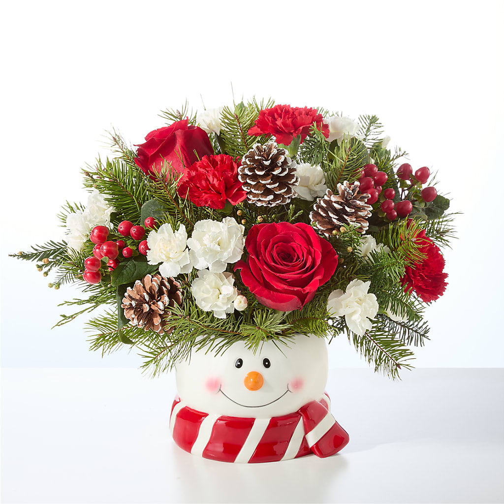 Jolly Snowman Bouquet –  Wade Florists Llc, Saint Louis MO