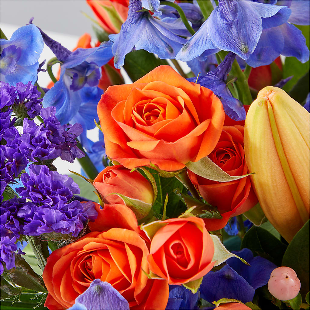Radiant Citrus Box Bouquet –  Wade Florists Llc, Saint Louis MO