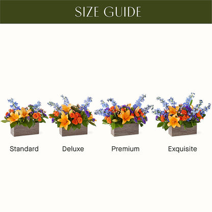Radiant Citrus Box Bouquet –  Wade Florists Llc, Saint Louis MO
