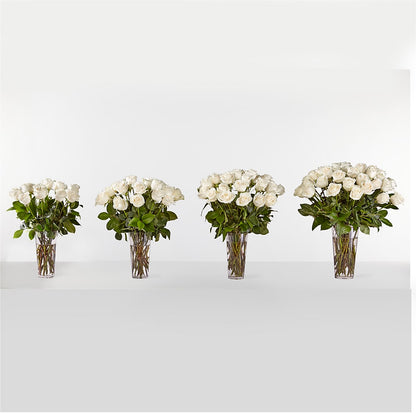 Long Stem White Rose Bouquet –  Wade Florists Llc, Saint Louis MO