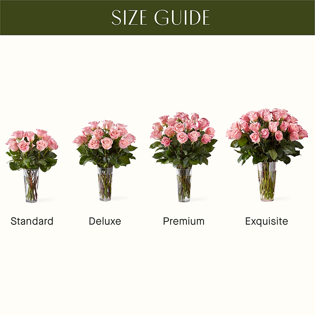 Long Stem Pink Rose Bouquet –  Wade Florists Llc, Saint Louis MO