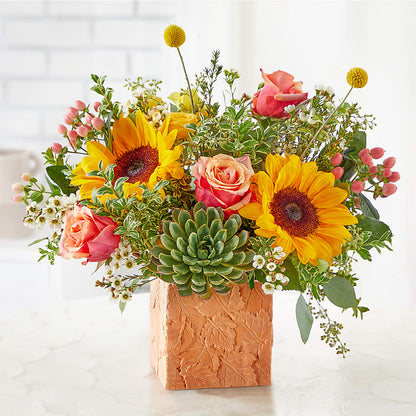 Sunflower Season Bouquet –  Wade Florists Llc, Saint Louis MO