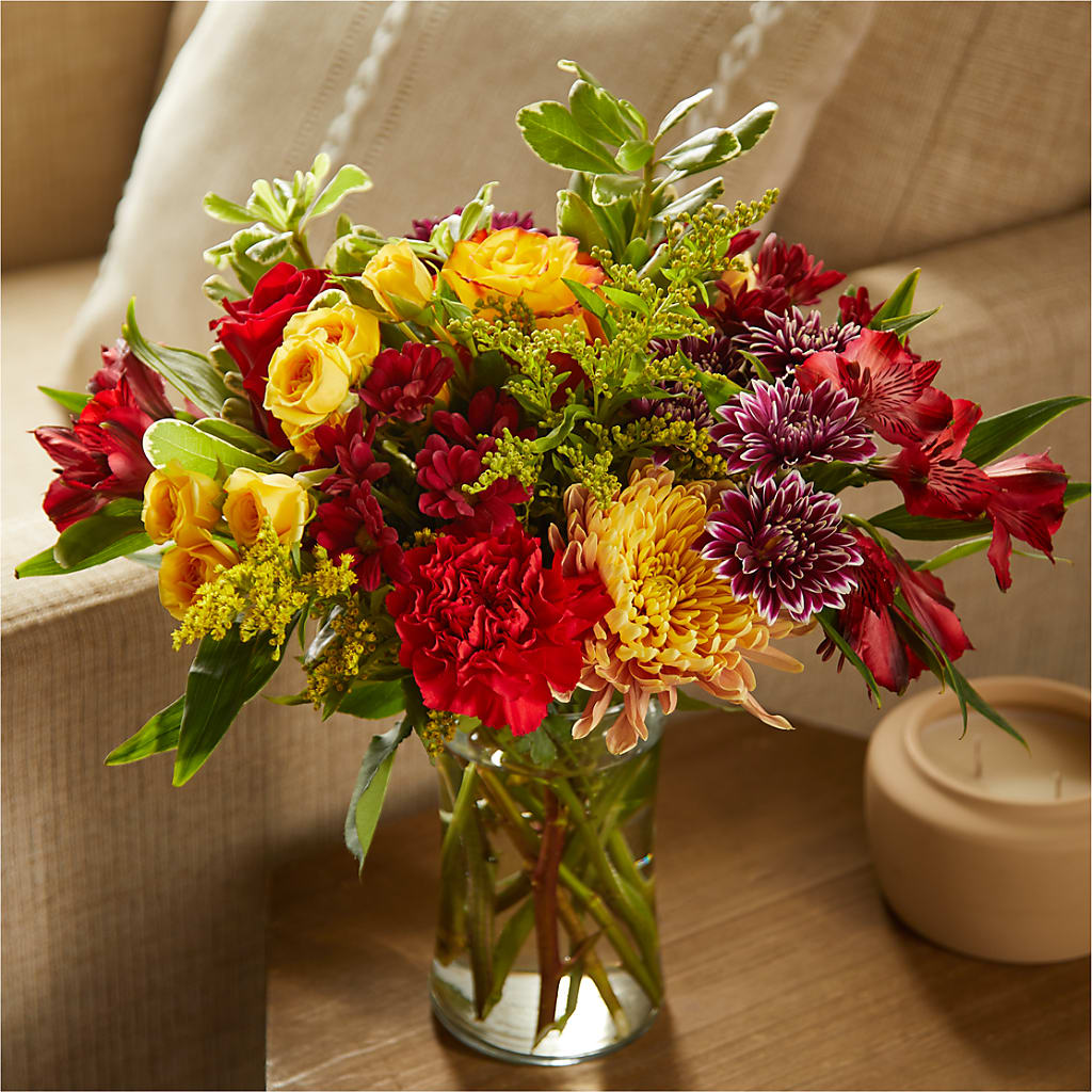 Fall Delight – A Florist Original –  Wade Florists Llc, Saint Louis MO