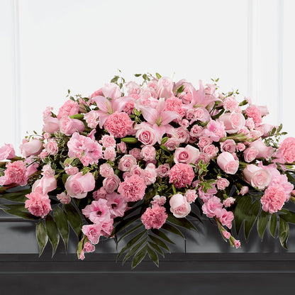 Garden of Comfort Casket Spray (Standard) –  Wade Florists Llc, Saint Louis MO